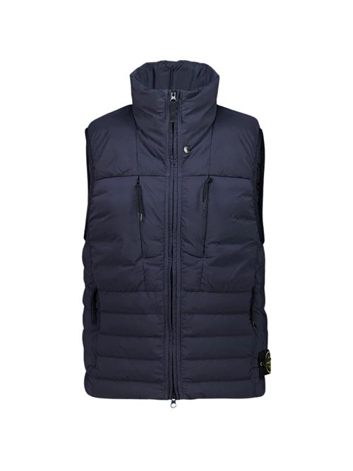 Gilet G100004 in nylon trapuntato Navy STONE ISLAND | G100004S0183V0020